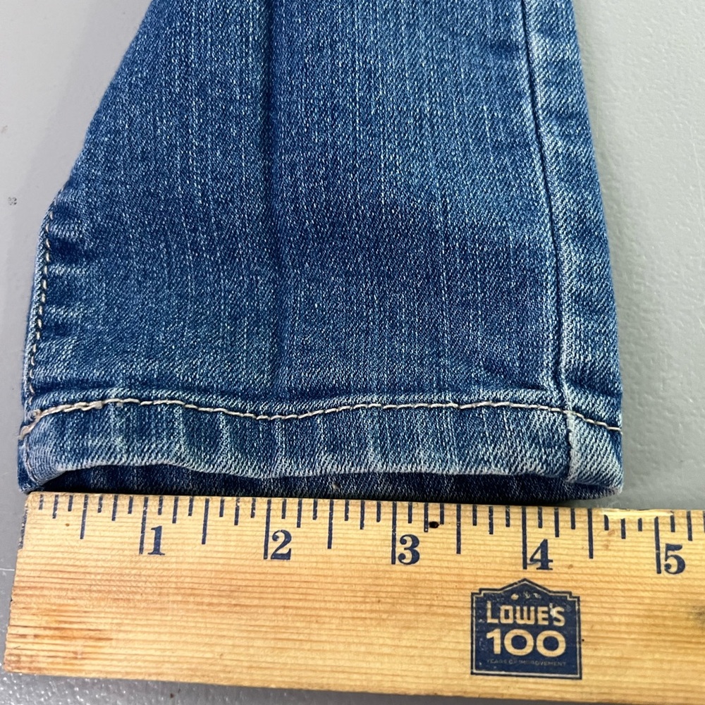 CANYON RIVER BLUES Girls Skinny Distressed With Lace Denim JEANS, Size 7 - Picture 9 of 12